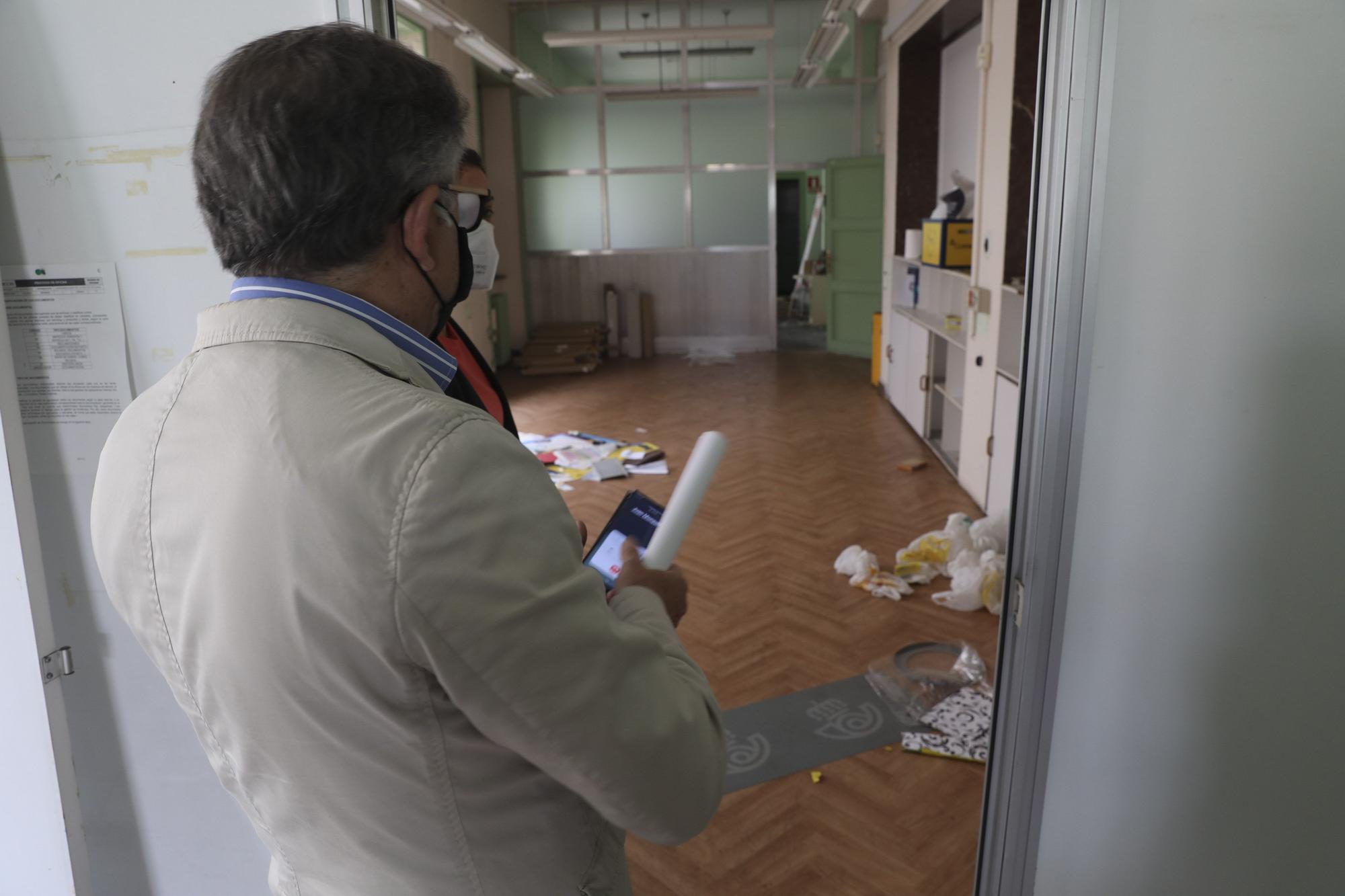 LA NUEVA ESPAÑA entra en la sede del futuro conservatorio de Avilés.