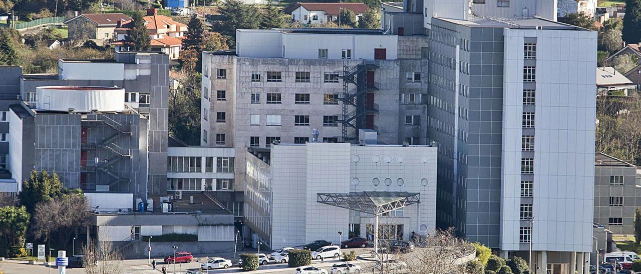 Vista del Hospital de Cabueñes.