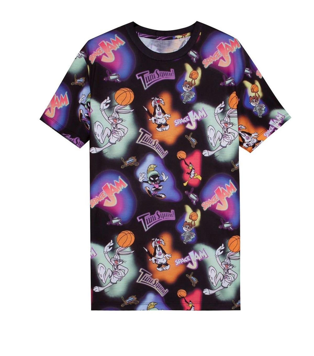 Camiseta edición 'Space Jam', de Bershka