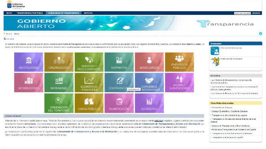 Las consejerías renovarán el portal de Transparencia en &quot;tiempo real&quot;