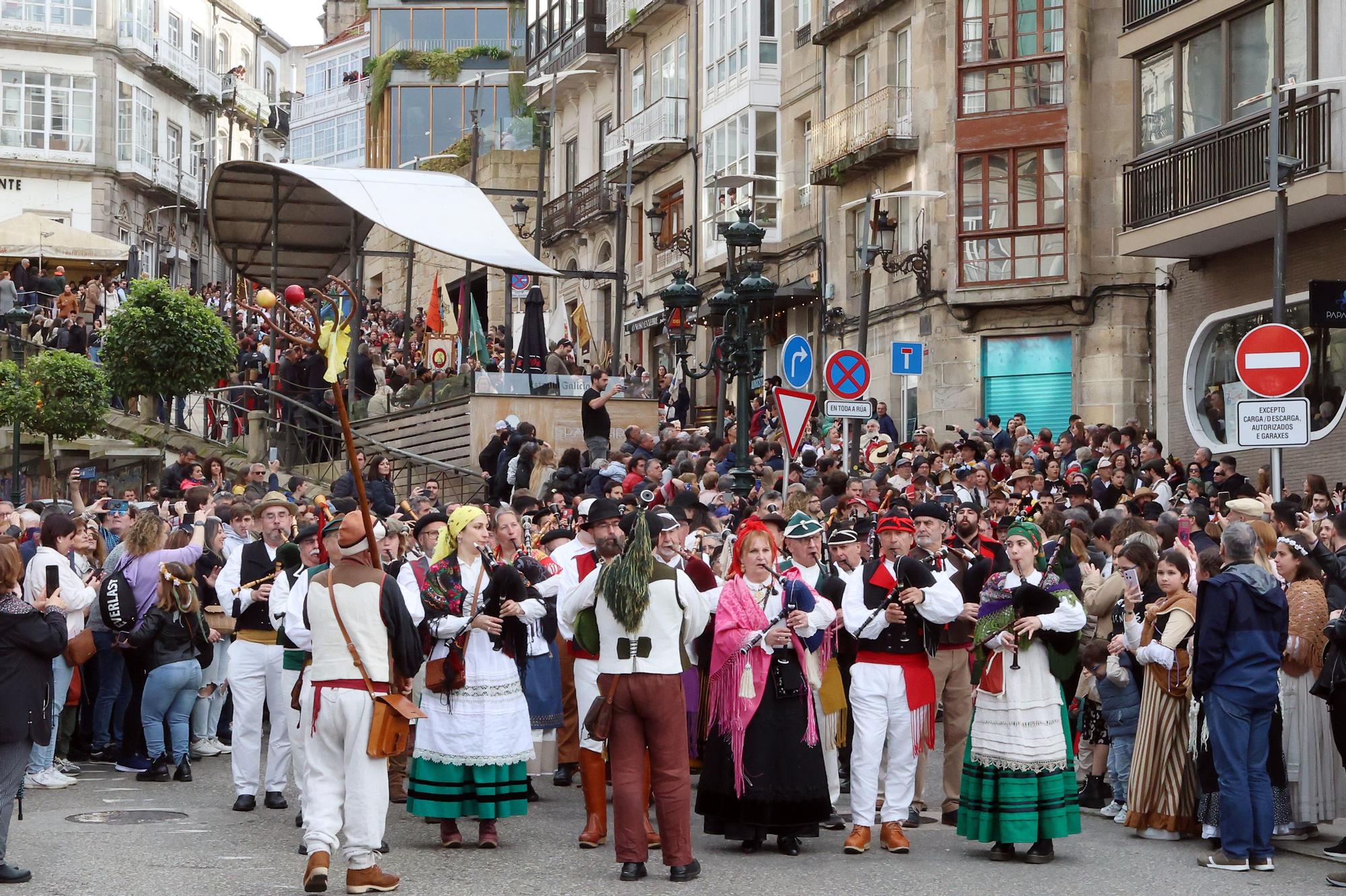 Representación de la expulsión de los franceses en la Reconquista de Vigo