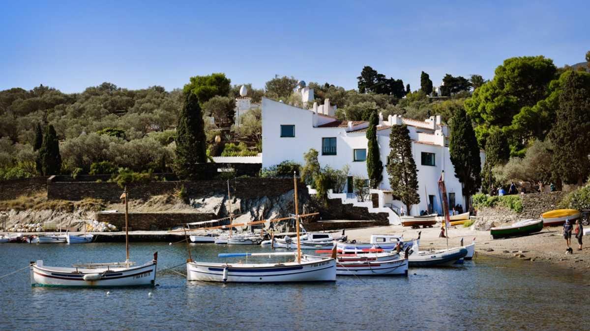 La plajta de Portlligat de Cadaqués.