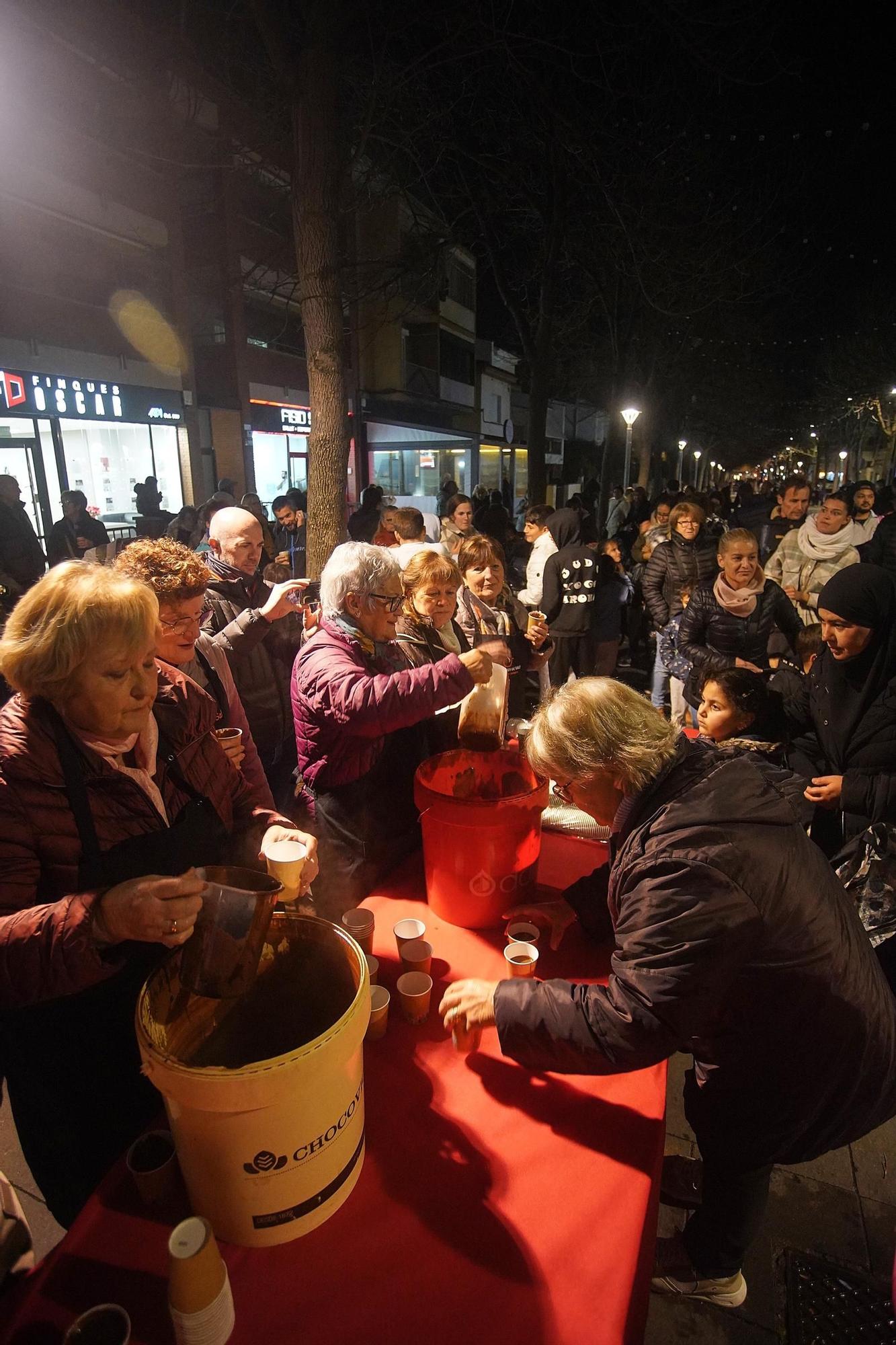 Les millors imatges de l'encesa de llums de Nadal a Salt