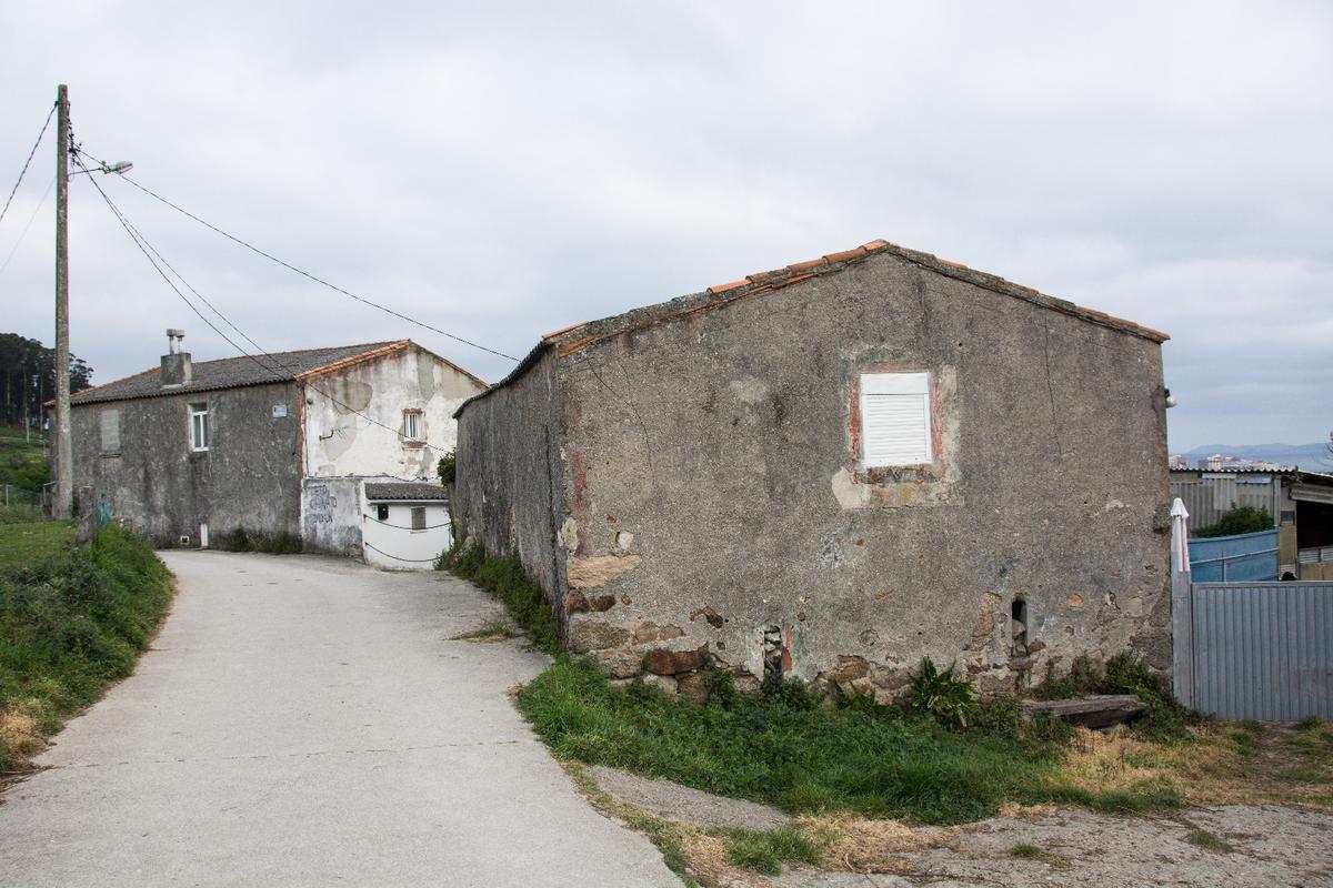 Casas situadas en la que fue Quinta de la Compañía de Jesús en Visma, donde se hallaba el manantial que abastecía a la ciudad.