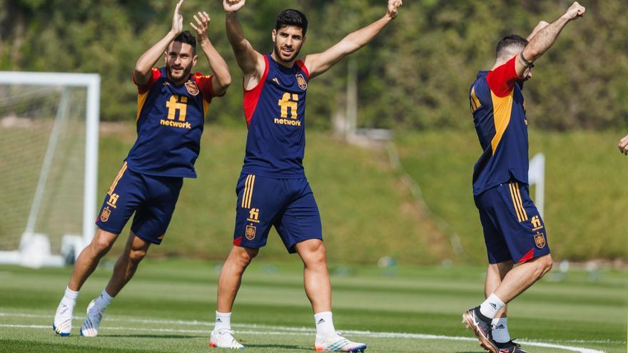 Asensio vuelve al grupo y Guillamón trabaja aparte