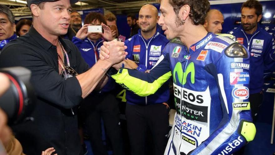 Brad Pitt ha felicitat Rossi