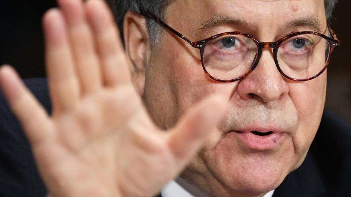 El fiscal general de EEUU, William Barr.