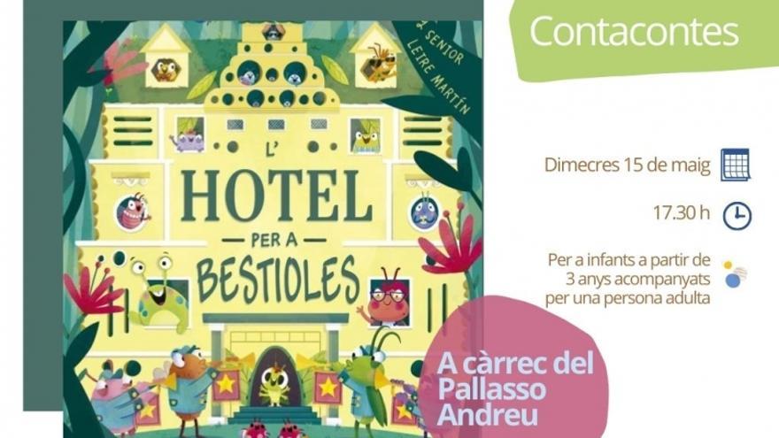 Contacontes: Lhotel per a bestioles, a càrrec del Pallasso Andreu