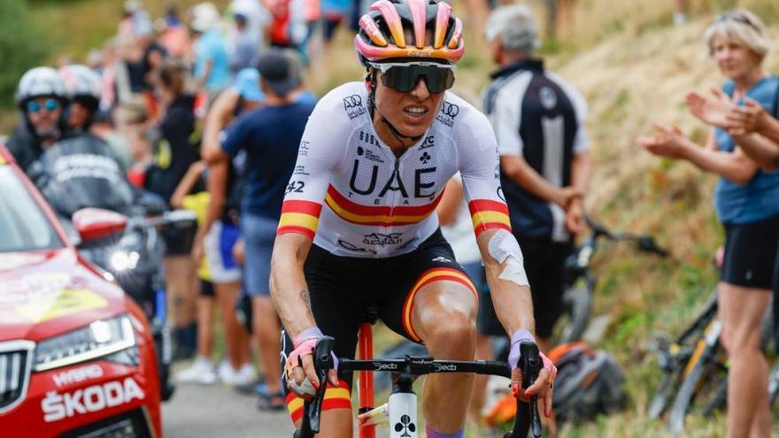 Mavi García, durante su participación en el Tour de Francia.