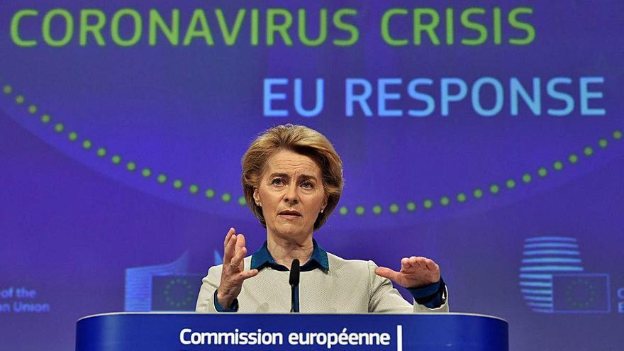 La presidenta de la Comissió Europea, Ursula Von der Leyen.