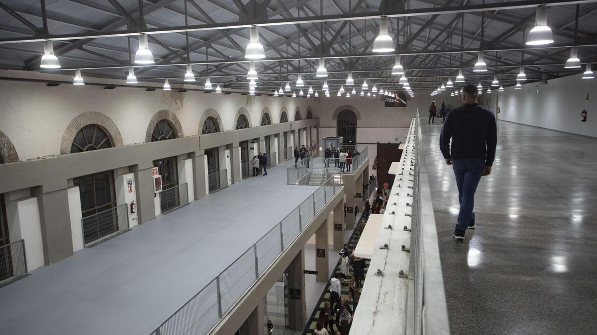Futuro museo Industrial de Sagunt, tras las obras en la nave.