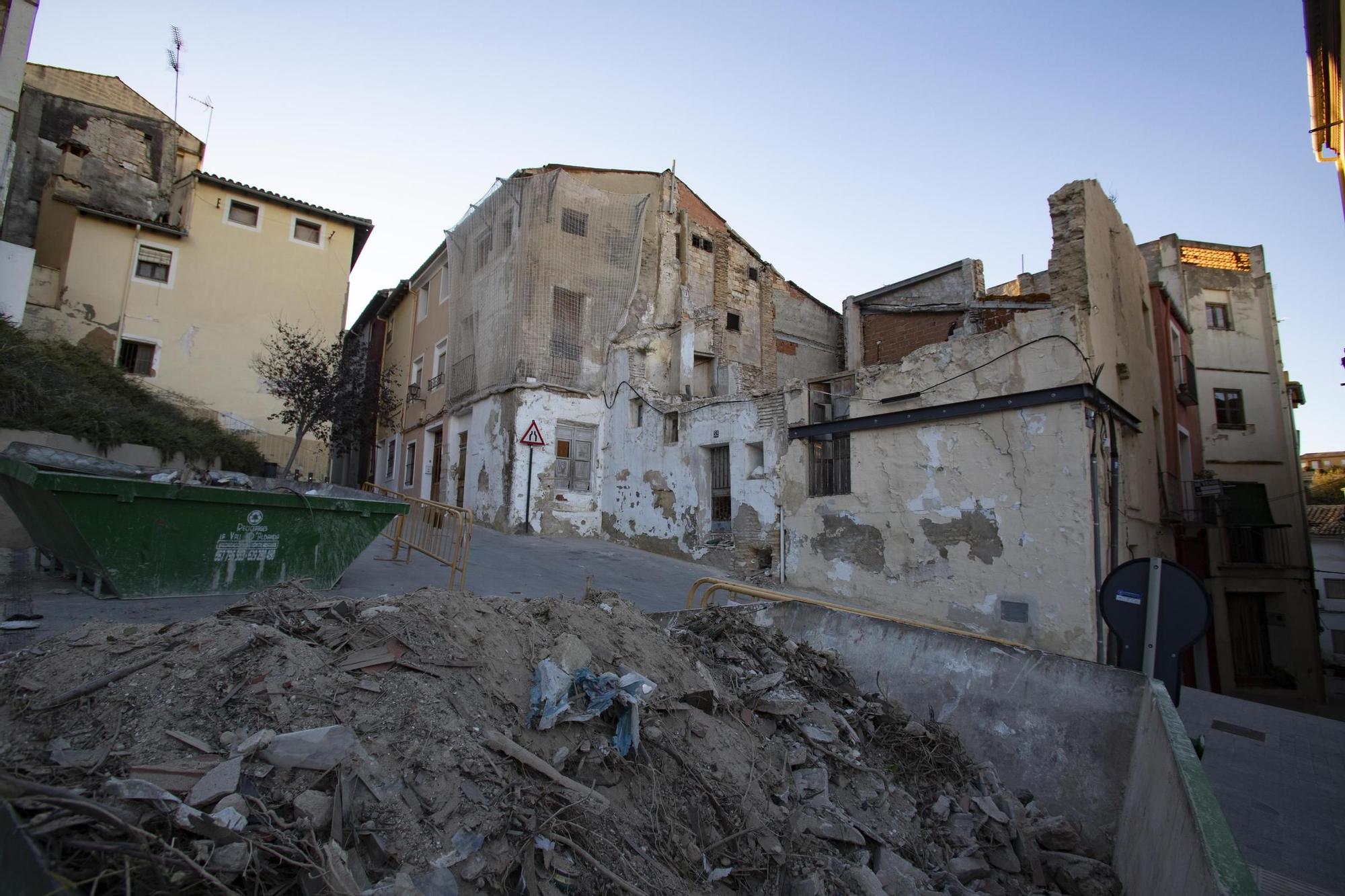 Ontinyent invierte 318.000 para en la estabilización de seis casas en mal estado en la calle Muralla