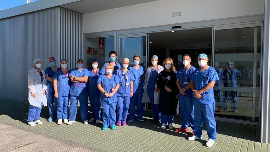 Equipo humano de las Urgencias del Hospital Valle del Guadalhorce.