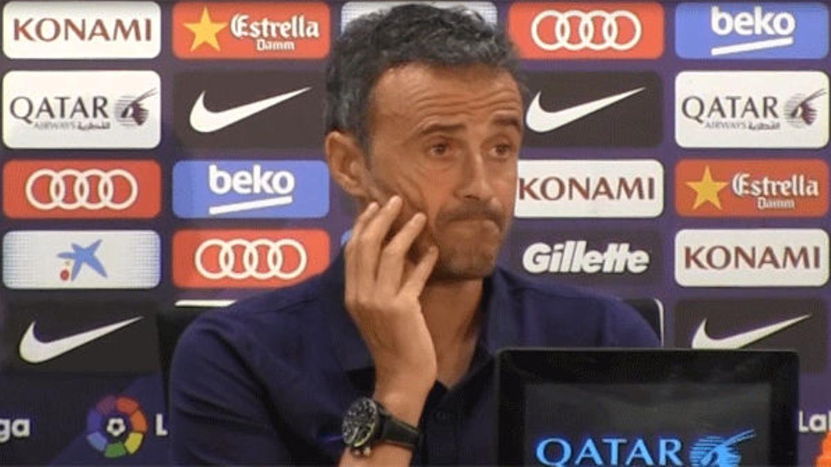 Luis Enrique habló de su plan de rotaciones