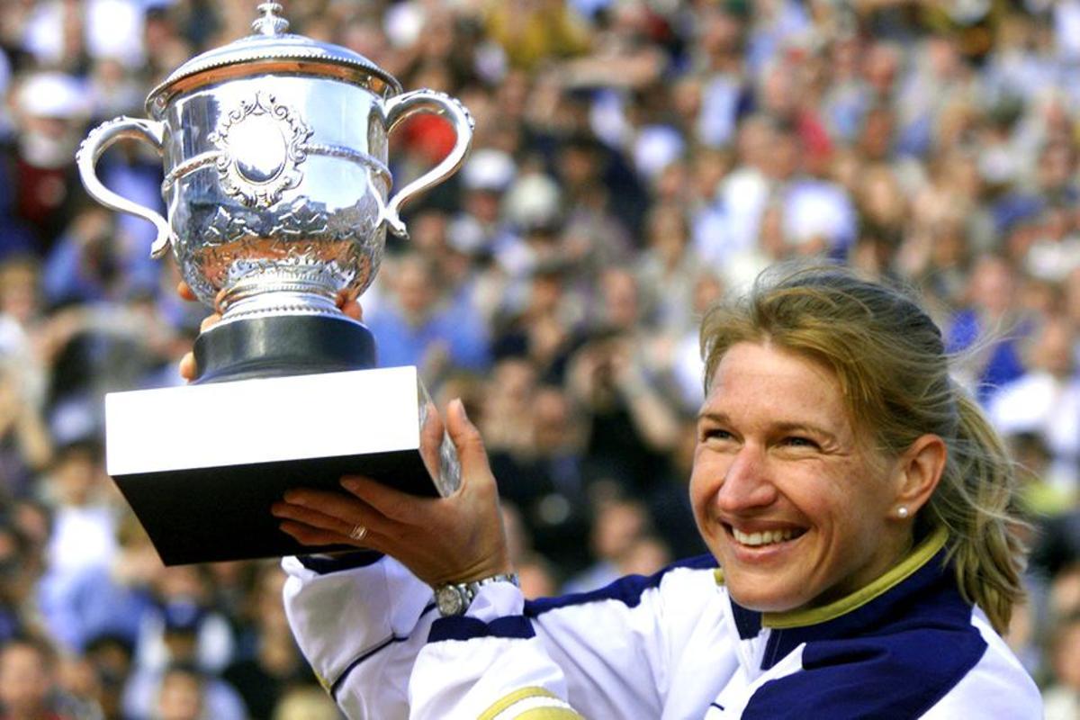 Graf, con el Roland Garros de 1999, el último título que logró en su extraordinaria carrera