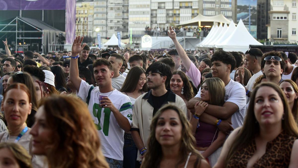 Público en una edición pasada del Morriña Fest