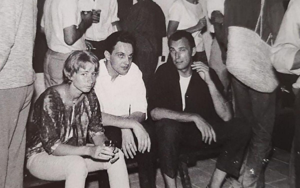 Heidi y Dieter Brusberg con Erwin Bechtold.