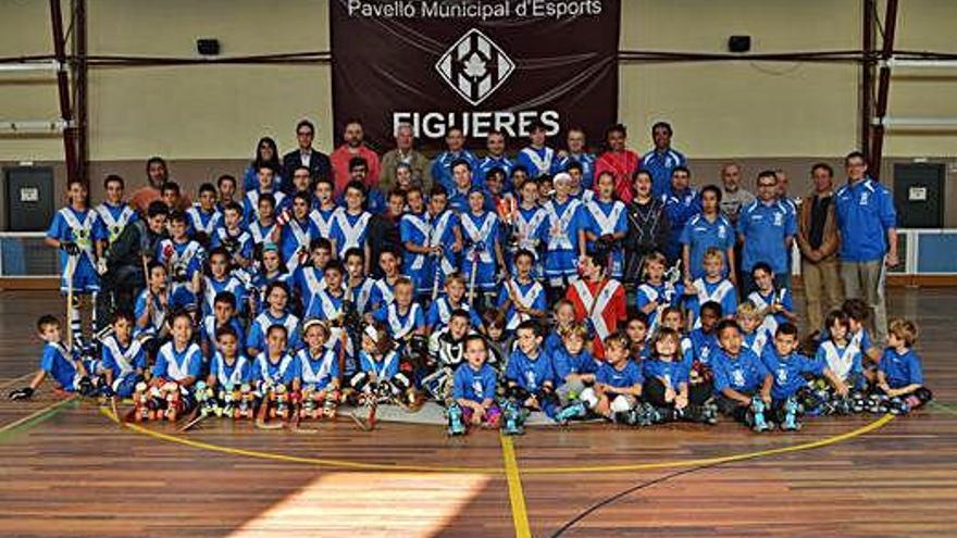 Els equips que ha representat el CH Figueres aquest darrer any.