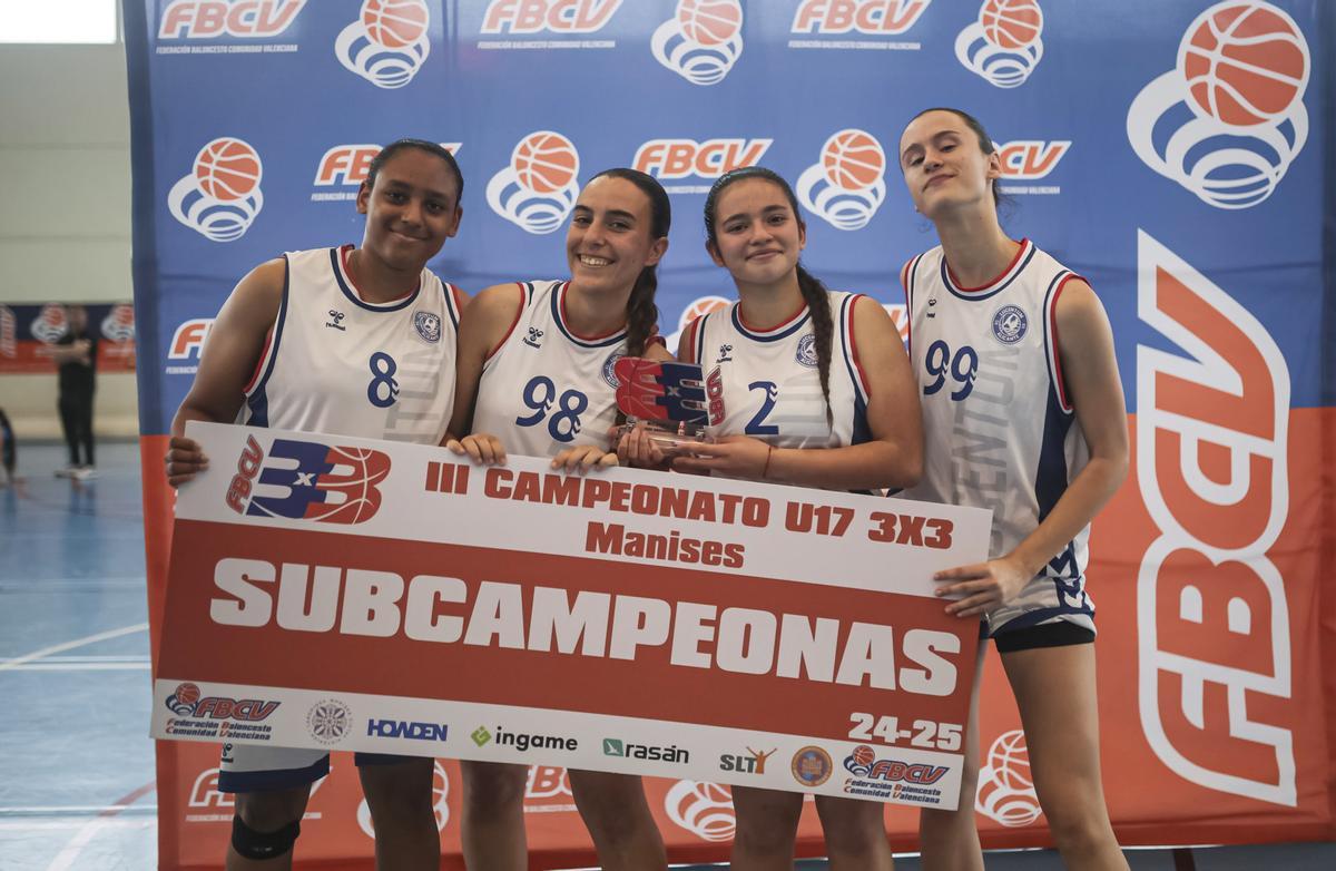 Lucentum Alicante, subcampeón de la competición femenina.