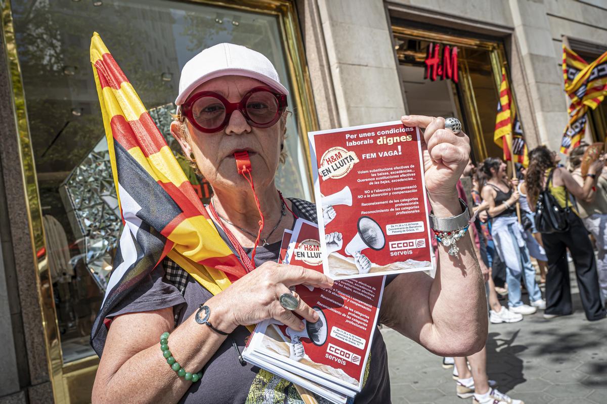 Huelga de trabajadores de H&M en el arranque de las rebajas