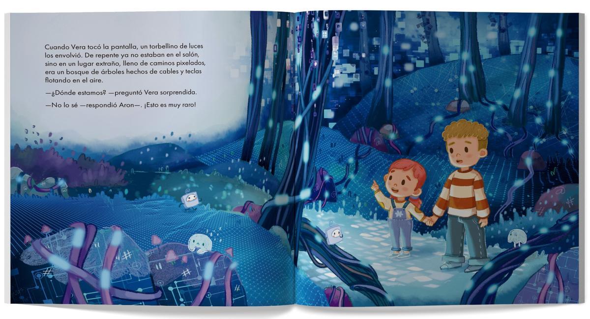 Interior del cuento.