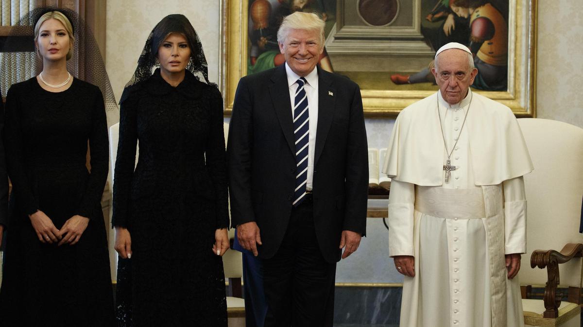 Visita de Trump al Vaticano en 2017