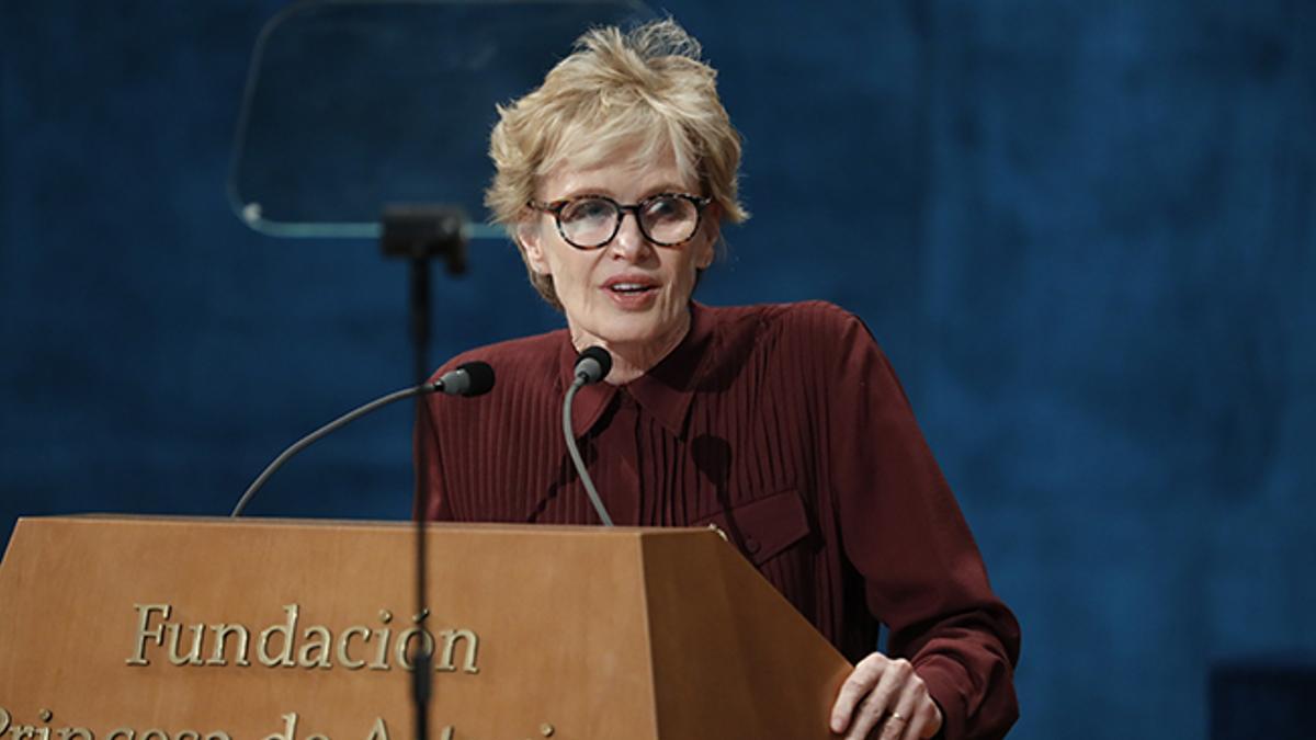 La novelista Siri Hustvedt en los premios Princesa de Asturias