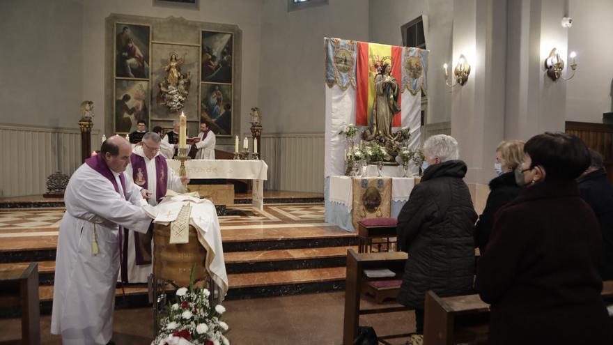 Laviana da su último adiós al sacerdote Manuel Prieto Díez, don Manuel