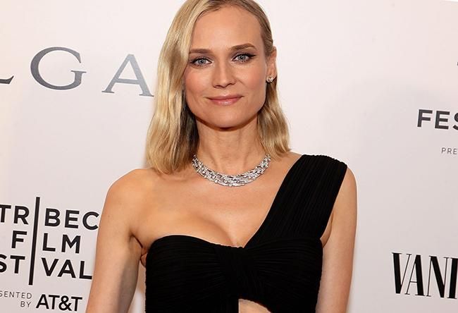 Diane Kruger, en el festival de cine de Tribeca, con total look negro
