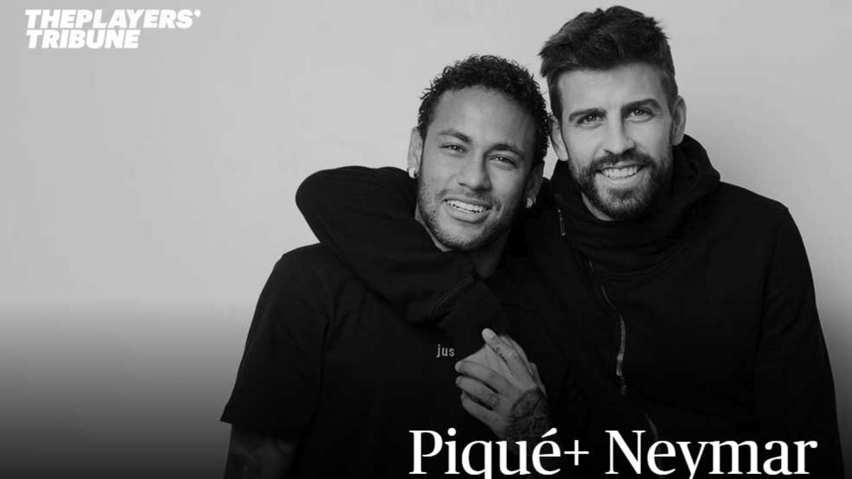 Piqué y Neymar, en Players Tribune