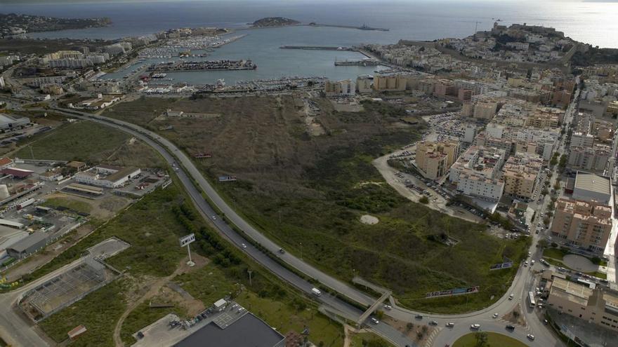 Vista aérea de ses Feixes, la UA 12 se ubica en la esquina de arriba a la izquierda. | XAVIER DURÁN