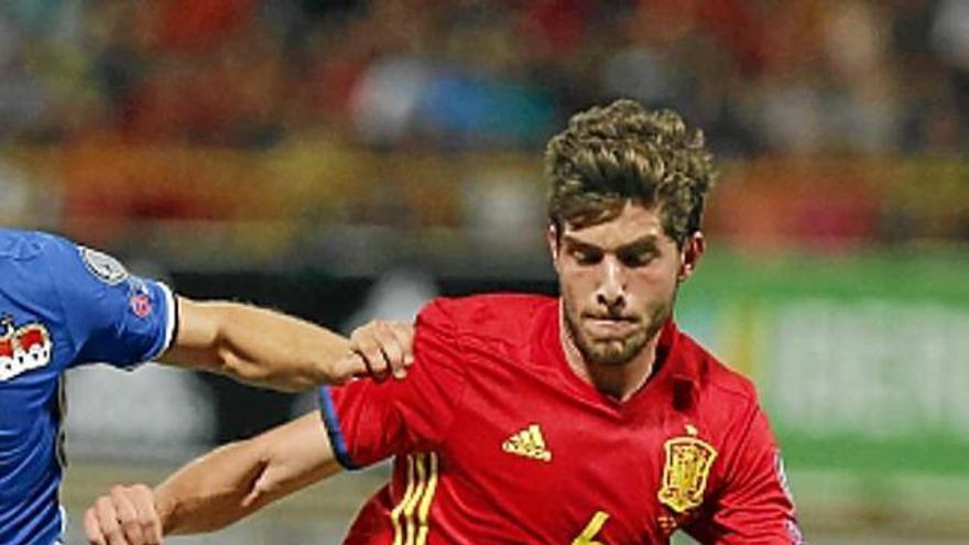 Sergi Roberto amb Espanya