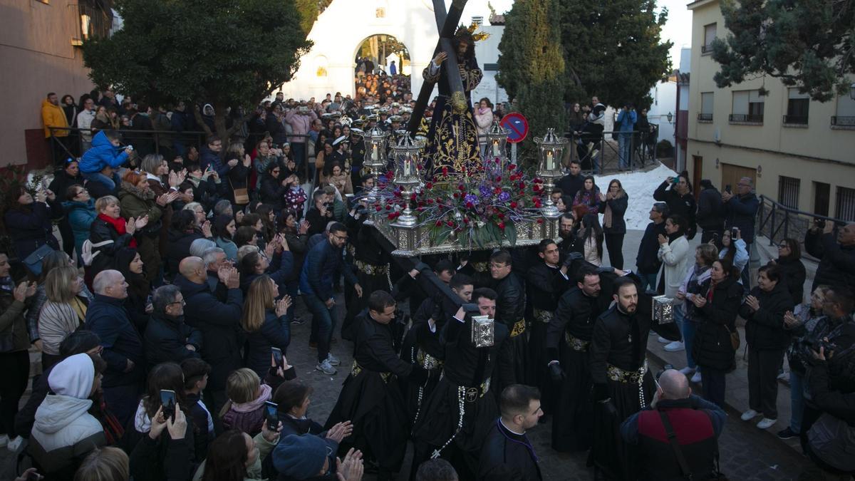 El Nazareno, en el multitudinario Vía Crucis del Viernes Santo.