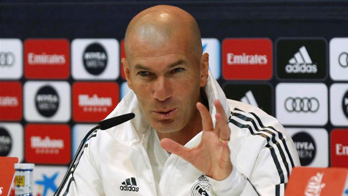 Zidane se enfrenta a la prensa