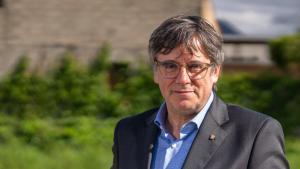 Entrevista al candidato de Junts, Carles Puigdemont en Francia.