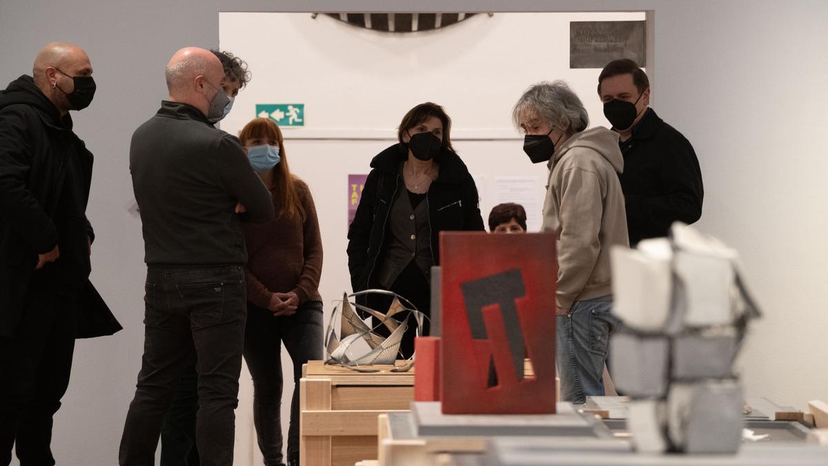 Visitantes a la muestra temporal del Museo de Zamora