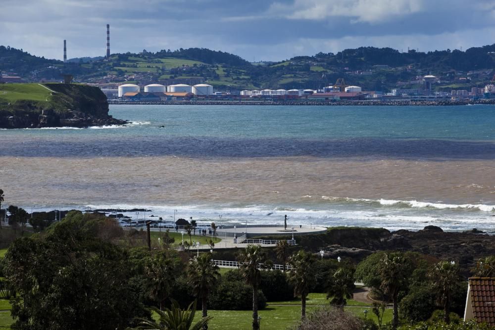 Temporal en Gijón