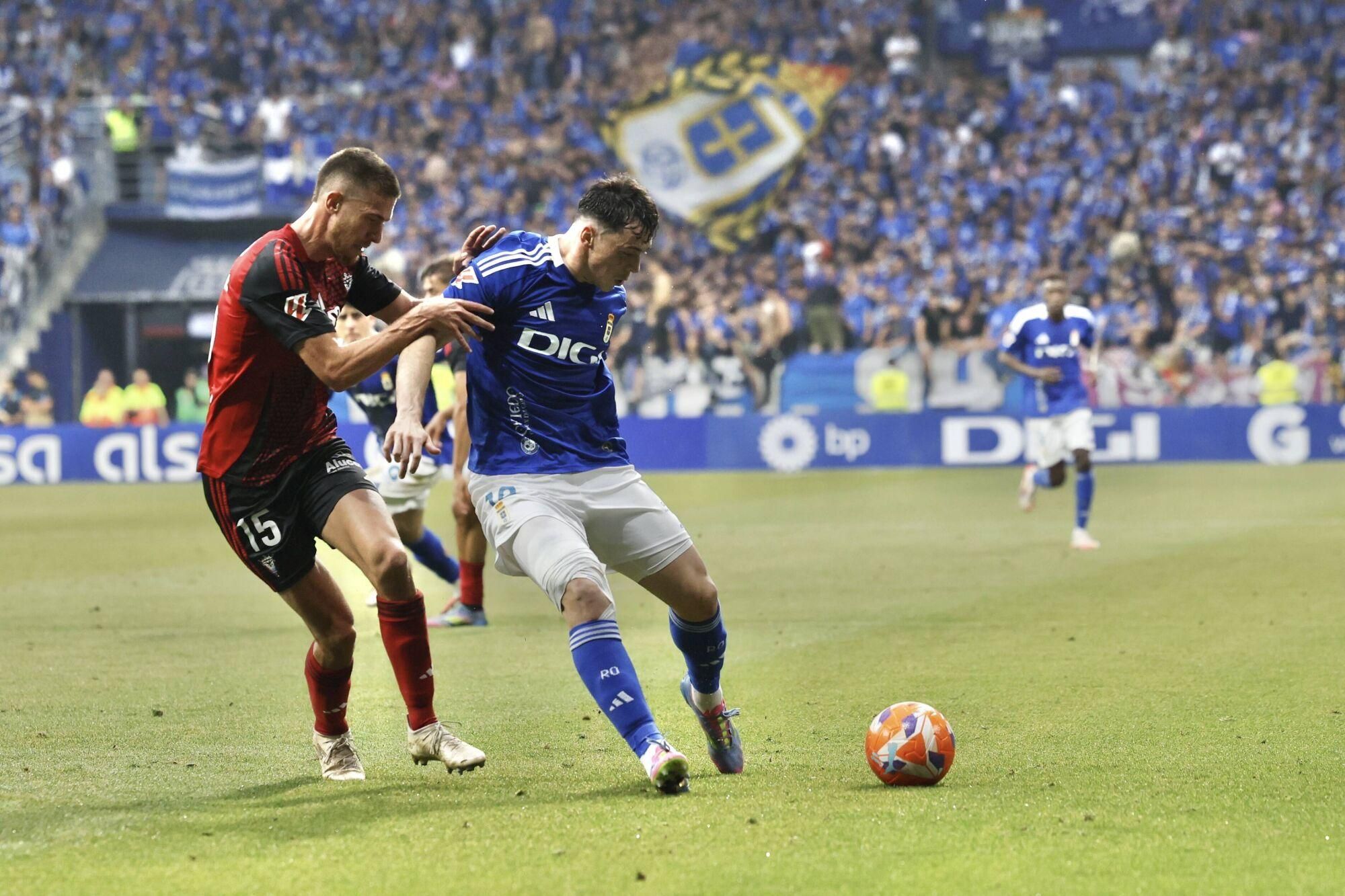 Así se vivió en el Carlos Tartiere la final del play-off entre el Real Oviedo y el Mirandés