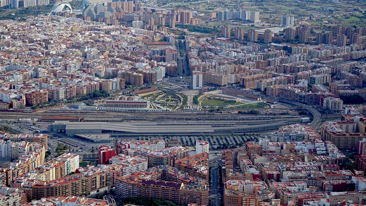 Imagen actual del ámbito del Parc Central