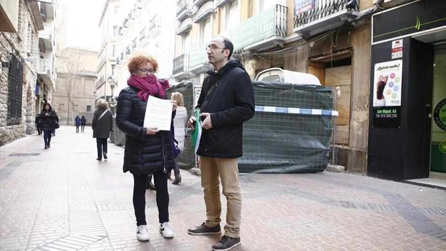 Vecinos y ecologistas, en contra de un nuevo garaje en San Miguel