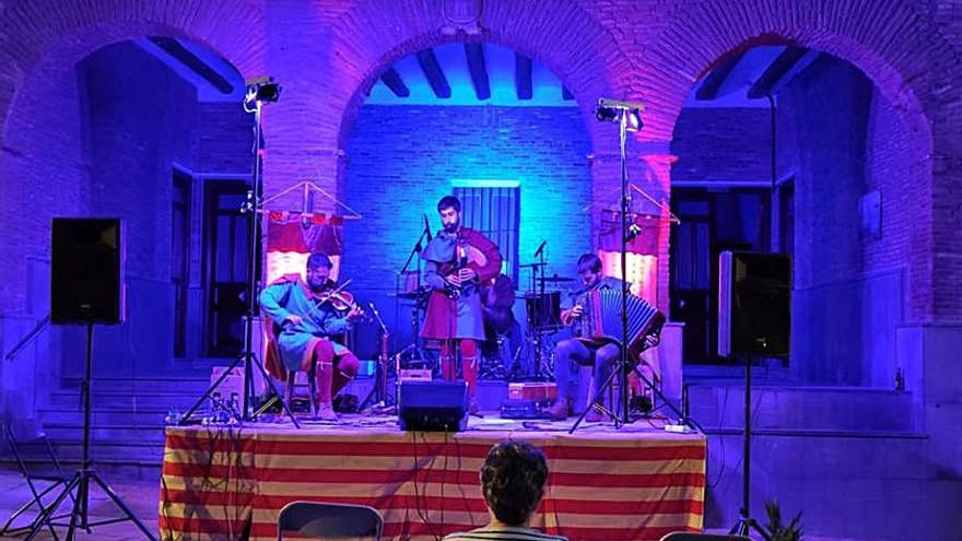 Aguarón ha acogido conciertos de música tradicional y medieval. |