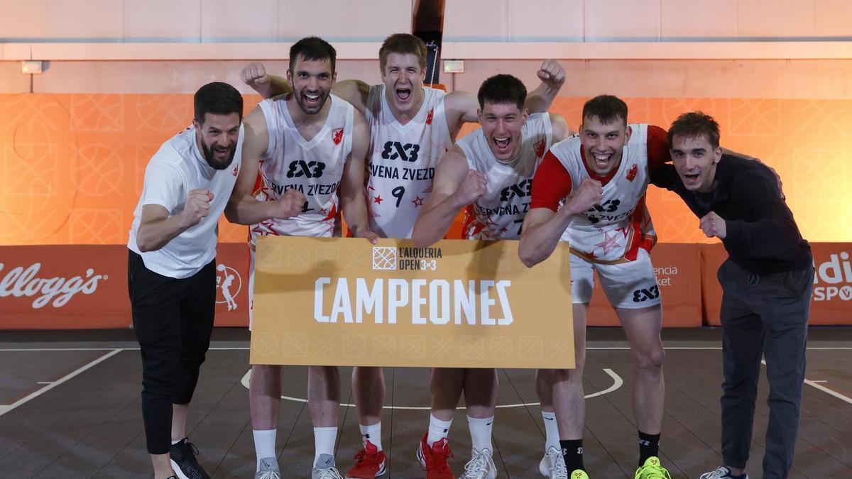 Estrella Roja 3x3 en la masculina se llevaron el oro.