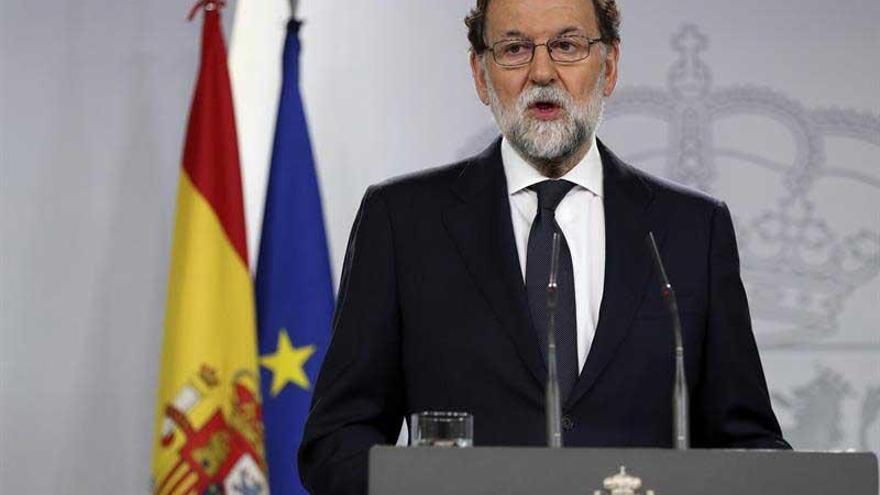 Rajoy a los responsables de la Generalitat: &quot;Están a tiempo de evitar males mayores&quot;