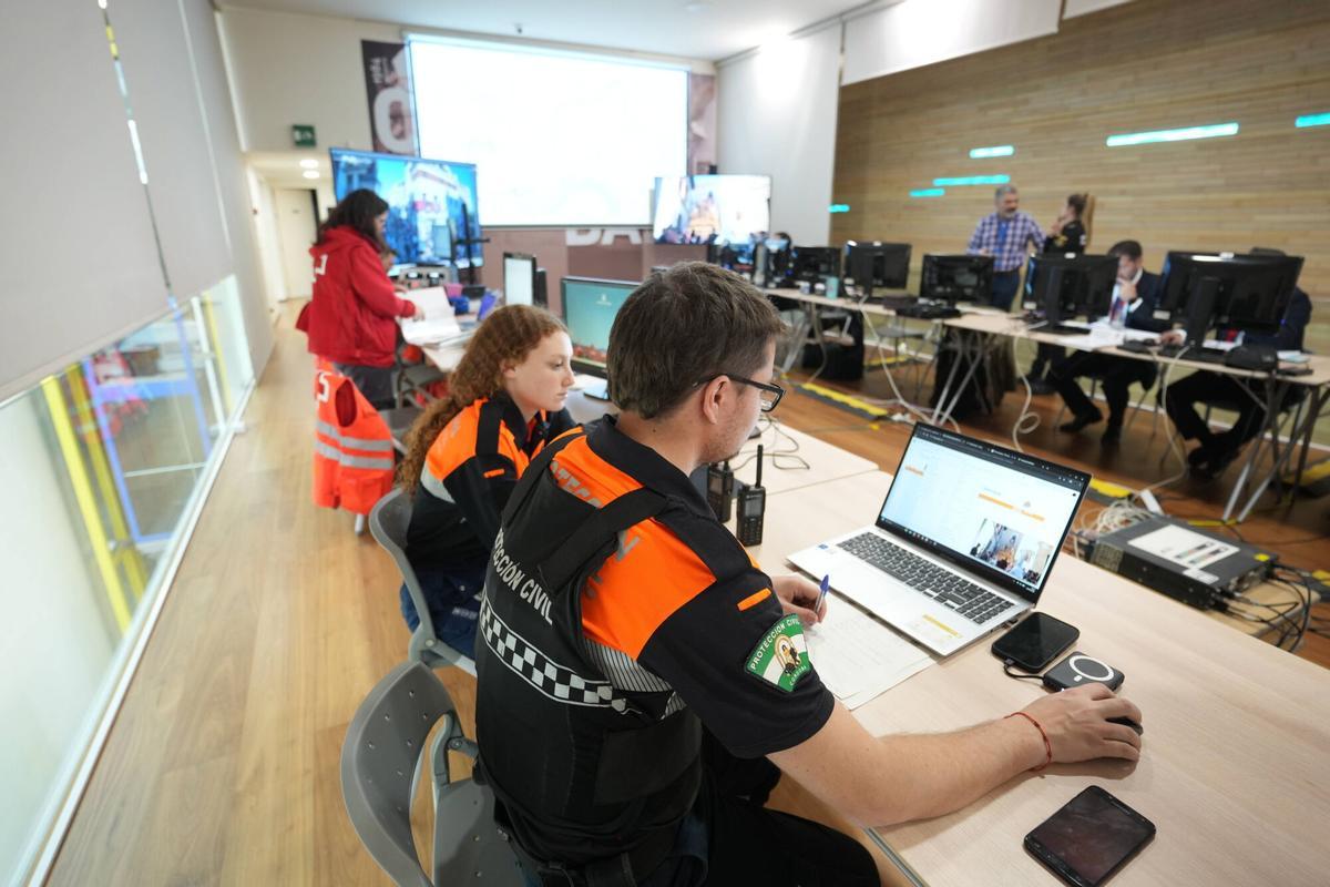 Córdoba. Oficina técnica de coordinación de eventos en semana santa situada en el CRV.