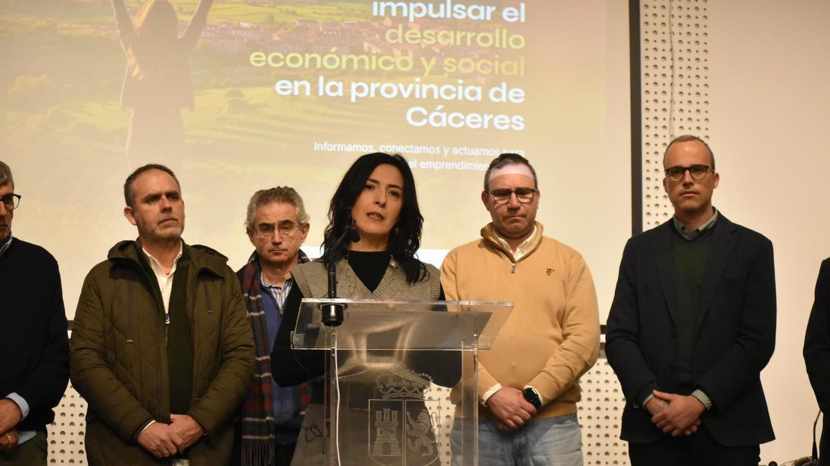 Esther Gutiérrez, en la presentación.