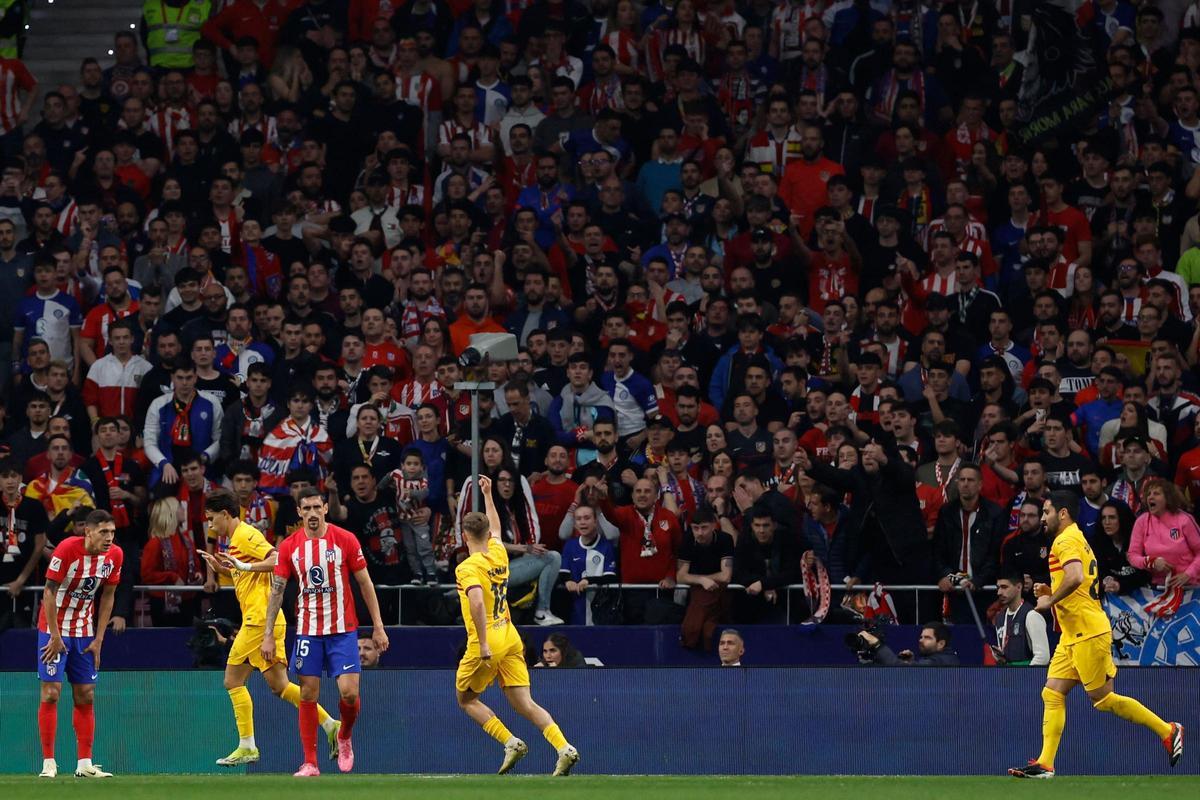 El Barça golea al Atlético de Madrid enel Metropolitano