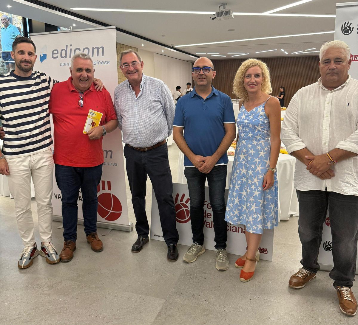 Juanba Camarelles, Alberto Soldado, Vicent Vilata, Vicent Molines, Trini Montañana i Pedro Cuesta