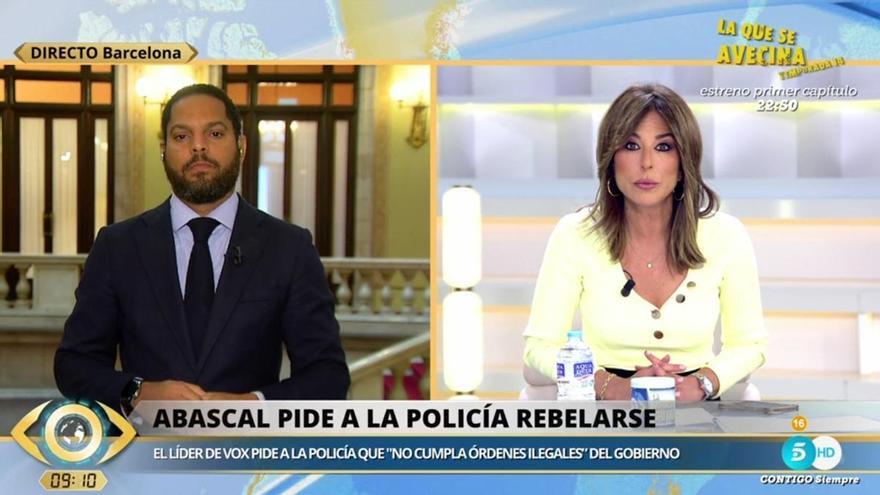 Máxima tensión entre Ana Terradillos y el secretario general de Vox Garriga: &quot;No pueden señalarlos por lanzar adoquines a la policía&quot;