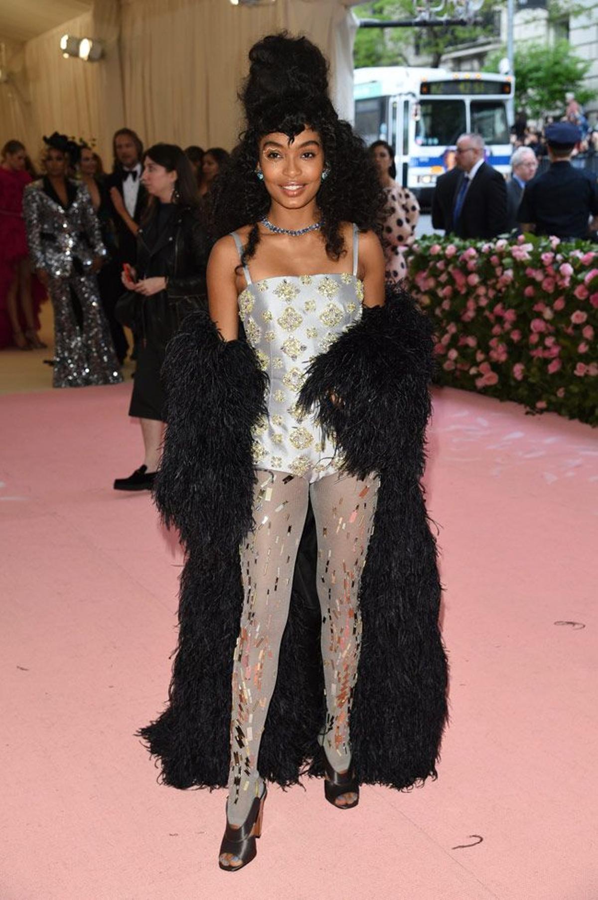 Yara Shahidi en la Gala MET 2019