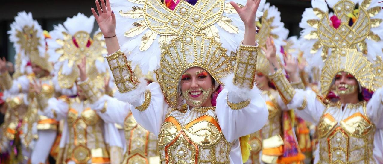 Imagen del desfile del Carnaval de Badajoz.